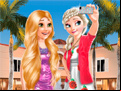 Juego Frozen And Rapunzel Fashion Selfie