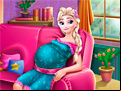 Juego Pregnant Elsa Baby Birth