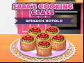 Juego Sara’s Cooking Class Spinach Rotolo