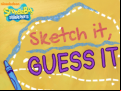Juego Spongebob squarepants sketch it, guess it