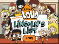 Juego The Loud House: Lincolns List  