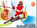 Juego Winter Sports: Slalom Hero
