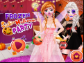 Juego Frozen Sisters Halloween Party