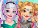 Juego Elsa and Rapunzel Future Fashion