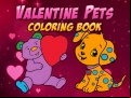 Juego Valentine Pets Coloring Book