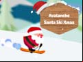 Juego Avalanche Santa Ski Xmas