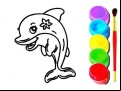 Juego Dolphin Coloring Book
