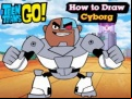 Juego Teen Titans Go! How to Draw Cyborg