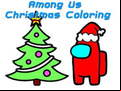 Juego Among Us Christmas Coloring