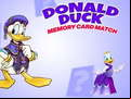 Juego Donald Duck memory card match