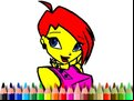 Juego Back To School Winks Coloring Book