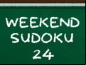 Juego Weekend Sudoku 24