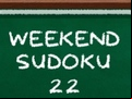 Juego Weekend Sudoku 22 