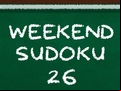 Juego Weekend Sudoku 26