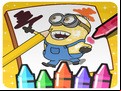 Juego Coloring Minion Раскраска Миньон