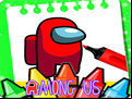 Juego Coloring Book For Among Us 