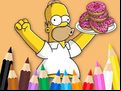 Juego Coloring Book: Simpson Doughnut