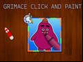 Juego Grimace Click and Paint
