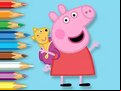 Juego Coloring Book: Peppa With Toy Bear
