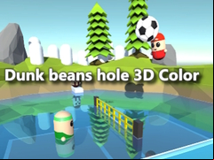 Juego Dunk beans hole 3D Color
