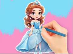 Juego Coloring Book: Chibi Princess