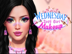 Juego Wednesday Soft Girl Makeup