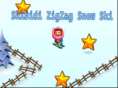 Juego Skibidi ZigZag Snow Ski