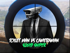 Juego Toilet Man vs Cameraman Squid Sniper