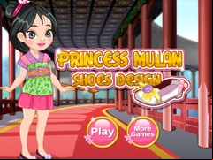 Juego Princess Mulan Shoes Design