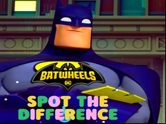 Juego Batwheels Spot the Difference