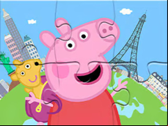 Juego Jigsaw Puzzle: Peppa Travel Around