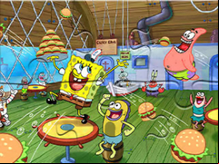 Juego Jigsaw Puzzle: SpongeBob SquarePants Work Time