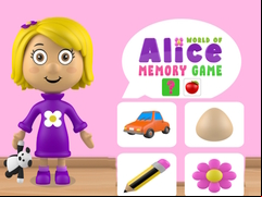 Juego World of Alice Memory Game