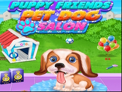 Juego Puppy Friends Pet Dog Salon