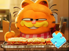 Juego Jigsaw Puzzle: Garfield And Lasagna