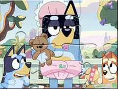 Juego Jigsaw Puzzle: Bluey Play Time