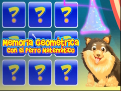 Juego Memoria Geometrica Con El Perro Matematico