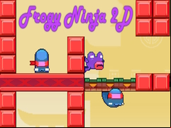 Juego Frogy Ninja 2D