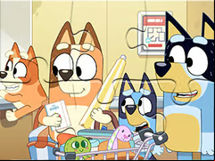 Juego Jigsaw Puzzle: Bluey Shopping Day
