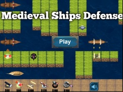 Juego Medieval Ships Defense