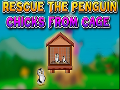 Juego Rescue the Penguin Chicks from Cage