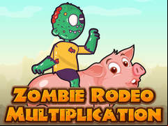 Juego Zombie Rodeo Multiplication