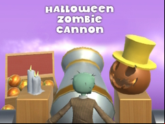 Juego Halloween Zombie Cannon