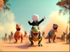 Juego Stickman: Dinosaur arena