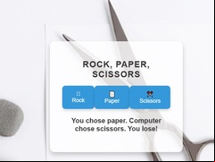 Juego Rock Paper Scissors