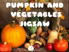 Juego Pumpkin and Vegetables Jigsaw