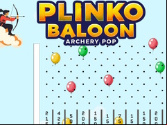 Juego Plinko Ballon Archery Pop