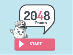 Juego 2048 Potato