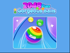 Juego 2048 Run: Gorgeous Balls 