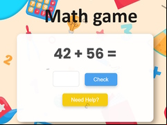 Juego Math game